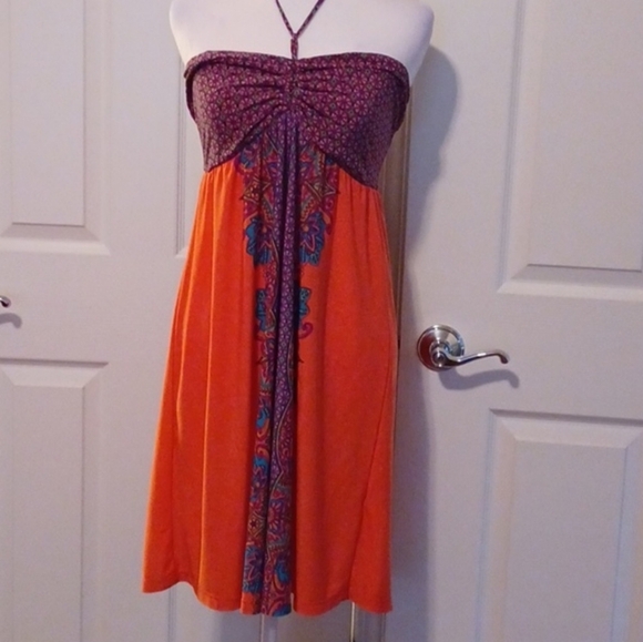 💙🌺Derek Heart Colorful Patterned Dress - Picture 10 of 11